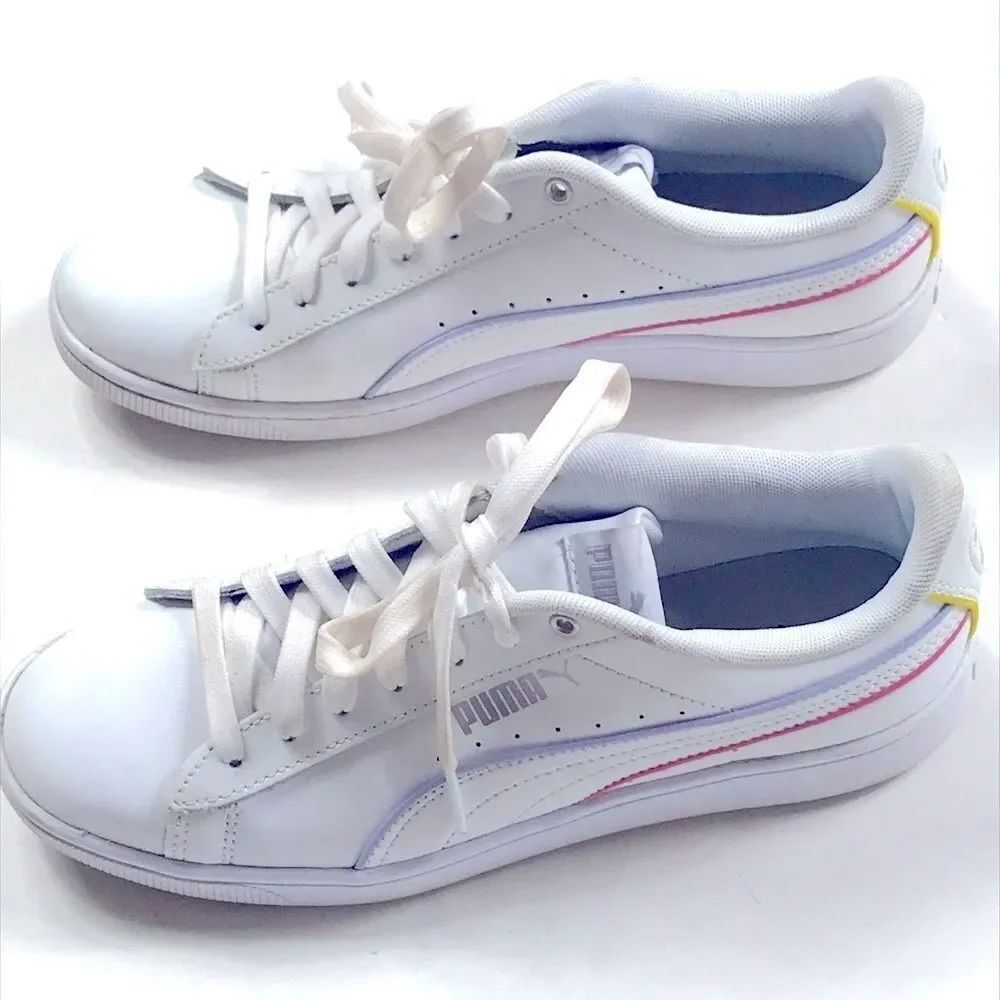 PUMA VIKKY  V2 WHITE WOMEN SHOES SIZE 8.5